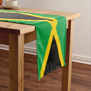 Jamaican flag & Sports fan house decor / Jamaica S Short Table Runner