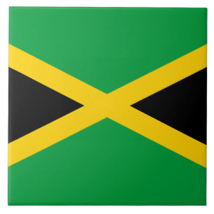 Jamaican Flag Tile
