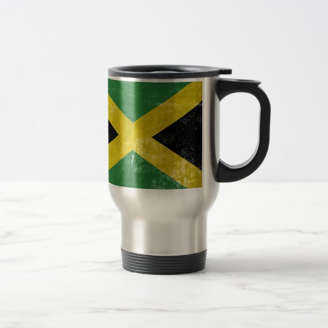 Jamaican Flag Travel Mug (Right)