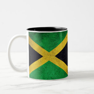 Jamaican Flag Two-Tone Coffee Mug