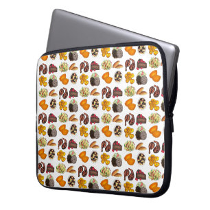Jamaican Foods Caribbean Island Cuisine Print Laptop Sleeve