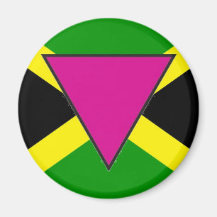 Jamaican Gay Pride Flag Magnet