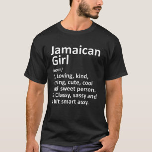 JAMAICAN GIRL JAMAICA Gift Funny Country Home Root T-Shirt