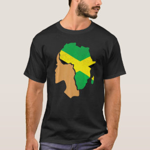Jamaican Girl Proud Jamaica Women Vintage Jamaica T-Shirt