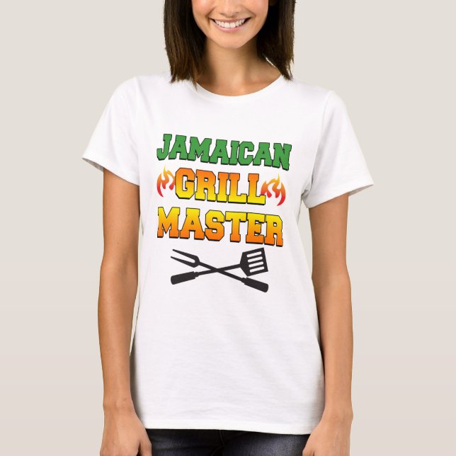 Jamaican Grill Master T-Shirt (Front)
