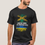 Jamaican Grown With Ukrainian Roots Jamaica Ukrain T-Shirt<br><div class="desc">Funny heritage Ukrainian Ukraine Jamaica Flag pride gifts Patriotic tshirt. Great for kids, mum, dad, brother, sister, son, daughter, boys, girls, family, husband, wife, friend, grandma, grandpa love sports team fan. Great Immigrants Grown with tree Root t shirt for Birthday bday Christmas thanksgiving Halloween Hanukkah Fourth 4th of July. Complete...</div>