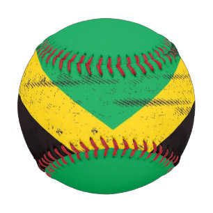 Jamaican Grunge Flag Baseball
