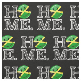 Jamaican Home Smiling Flag House Warmer Fabric