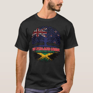 Jamaican Jamaica New Zealander New Zealand Tree T-Shirt