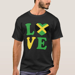 Jamaican Love Jamaica Flag Independence Day Men Wo T-Shirt