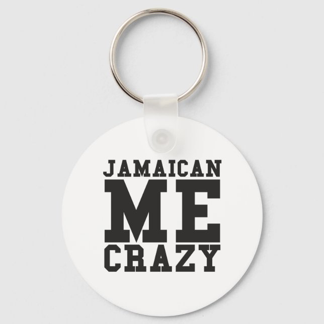 Jamaican Me Crazy Key Ring (Front)