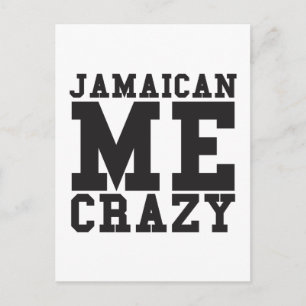 Jamaican Me Crazy Postcard