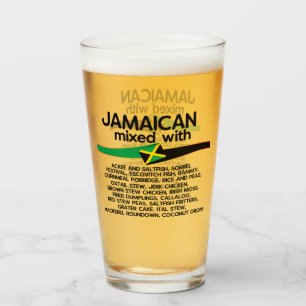 Jamaican Mixed With Jamaica Proud  Glass