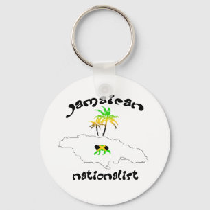 Jamaican Nationalist Logo Key Ring