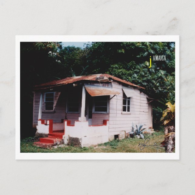 Jamaican Old House Postcard (Front)