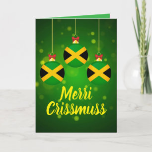 Jamaican Patois Festive Merry Christmas Card
