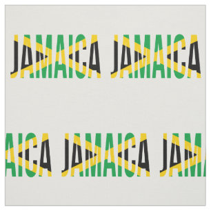 Jamaican Pride Flag Of Jamaica Fabric
