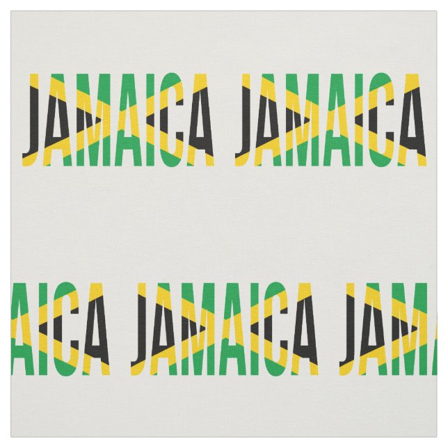 Jamaican Pride Flag Of Jamaica Fabric (Swatch)