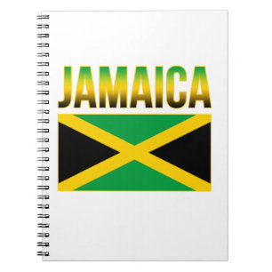 Jamaican Pride Flag Of Jamaica Spiral Notebook