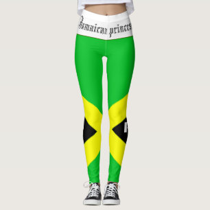 JAMAICAN PRINCESS FLAG LEGGINGS BY. HAVIC ACD