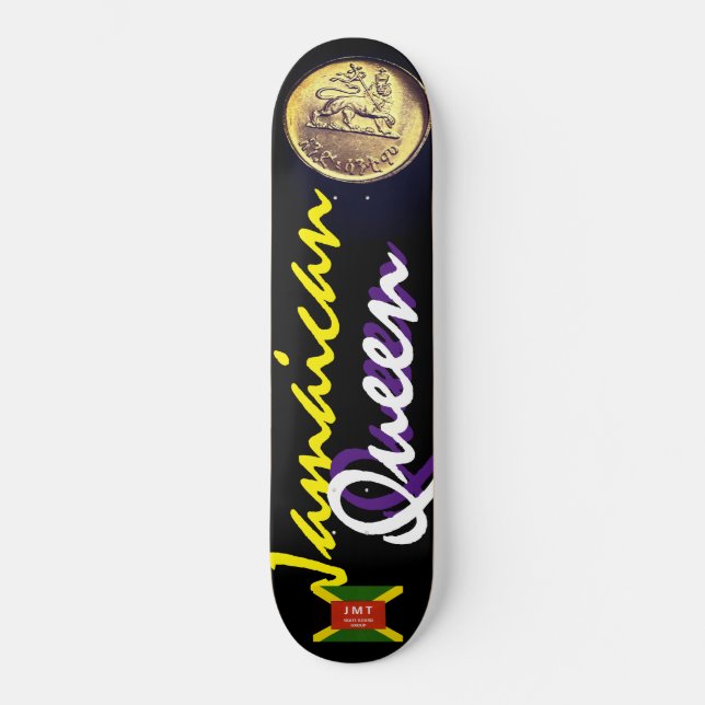 JAMAICAN QUEEN Skateboard (Front)