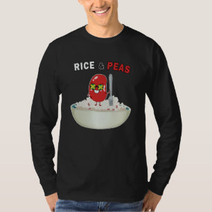Jamaican Rice and Peas Jamaican Flag Colors Jamaic T-Shirt
