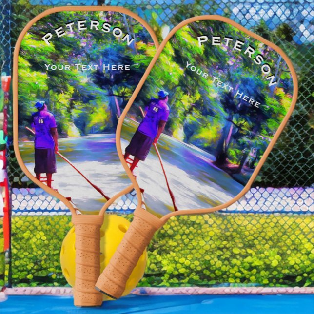 Jamaican River Raft Ride J001 Pickleball Paddle (Creator Uploaded)