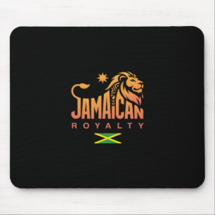 Jamaican Royalty Flag Caribbean Vacation Tee Mouse Pad