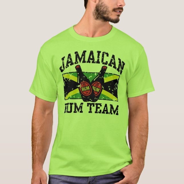 Jamaican Rum Team T-Shirt (Front)