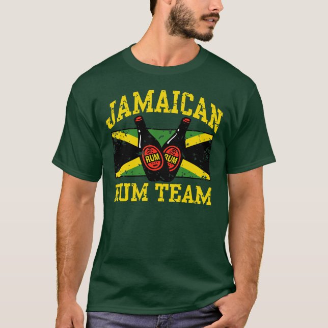 Jamaican Rum Team T-Shirt (Front)