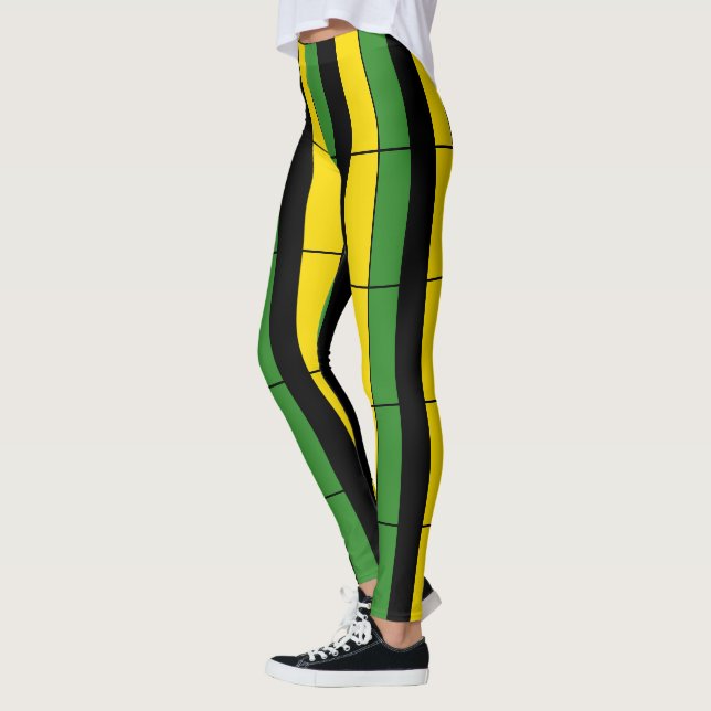 Jamaican Striped Leggings (Left)