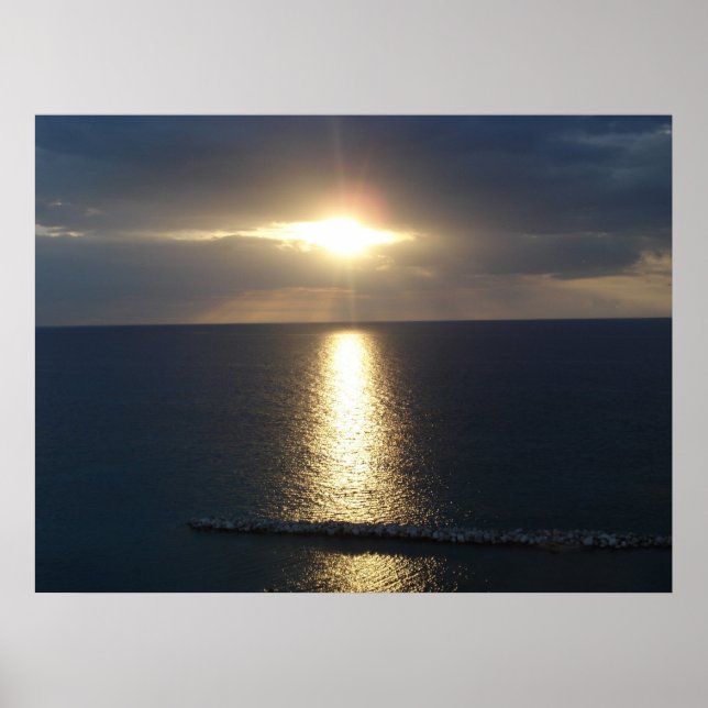 Jamaican Sunset Poster (Front)