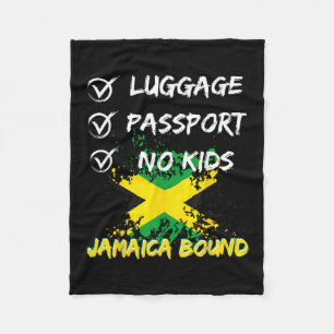 Jamaican Travel Clothing For Your Next Vacation To Fleece Blanket