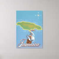 Jamaican Travel Island map