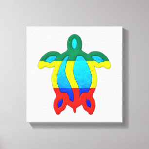 Jamaican Turtle Canvas Print