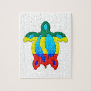 Jamaican Turtle Jigsaw Puzzle
