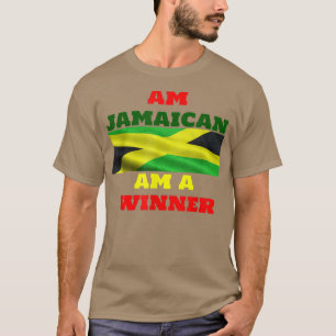 Jamaican winner motivation flag souvenir T-Shirt