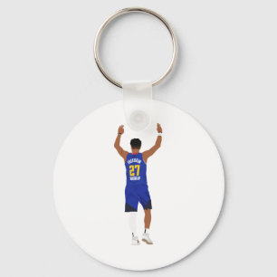 Jamal Murray 3's (denver Nuggets) Key Ring