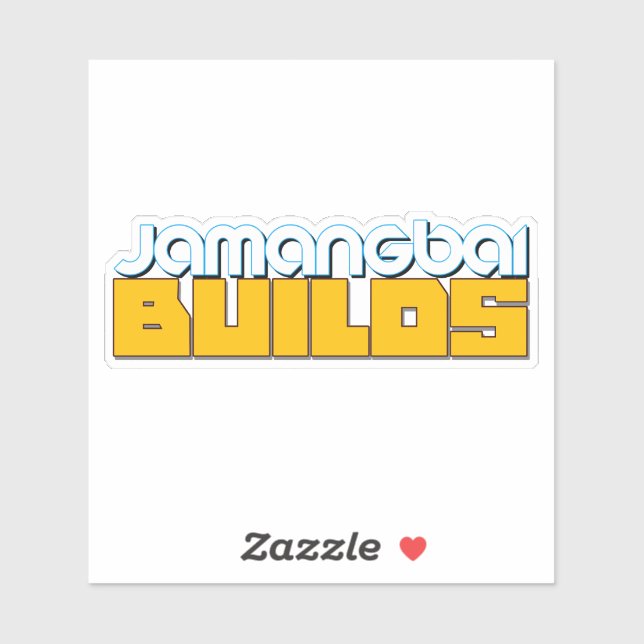 Jamangbai BUILDS Logo Sticker (Sheet)