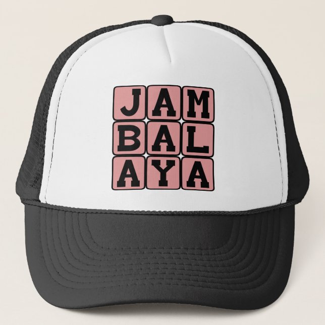 Jambalaya, Cajun Side Dish Trucker Hat (Front)