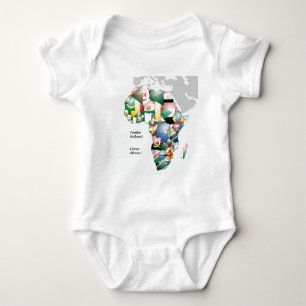 Jambo Habari Africa ! I Love Africa Baby Bodysuit