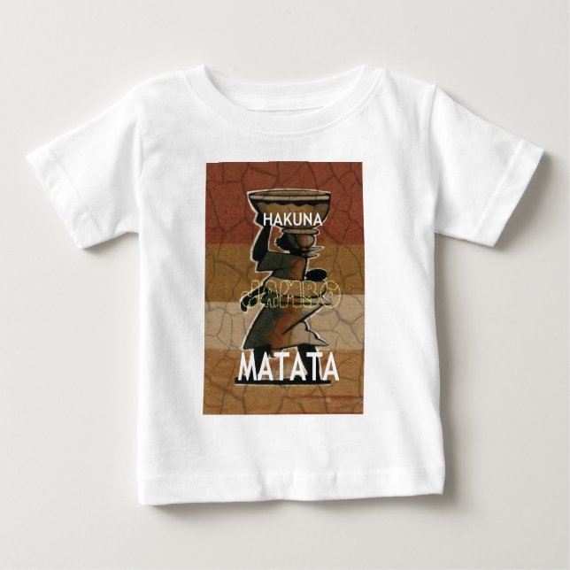 Jambo Habari Hakuna Matata. Baby T-Shirt (Front)