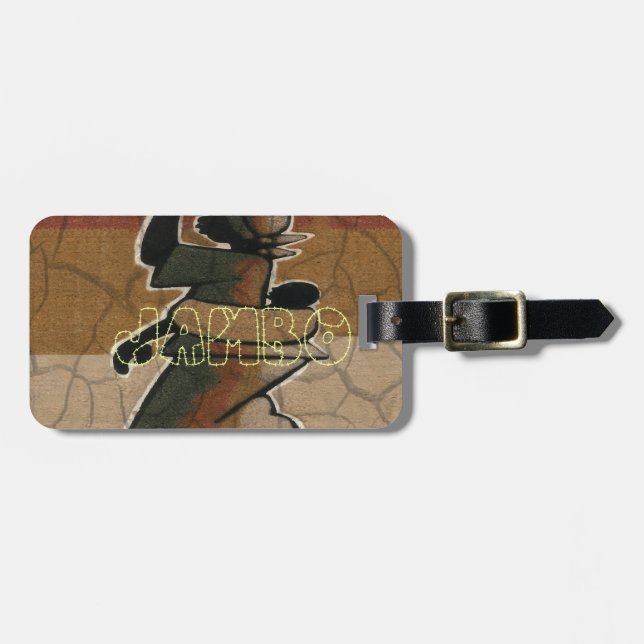 Jambo Habari Hakuna Matata. Luggage Tag (Front Horizontal)