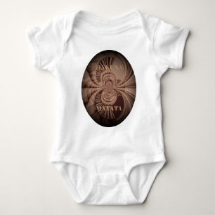 Jambo Hakuna Matata Kenya Giraffe Safari Woven Baby Bodysuit