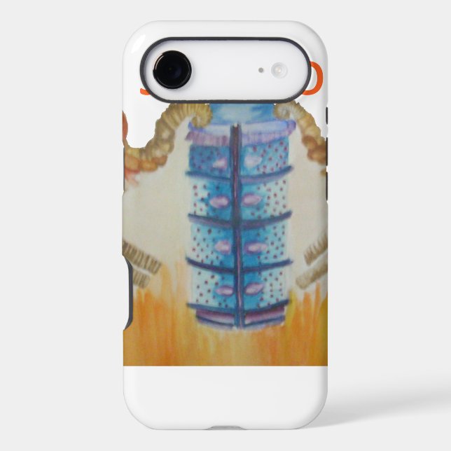 Jambo Jumbo African Kids Elephants Art Print (Back)