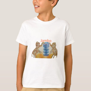 Jambo Jumbo African Kids Elephants Art Print T-Shirt