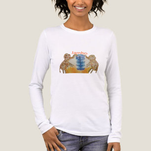 Jambo Jumbo African Kids Elephants Art Print Tri-Blend Shirt