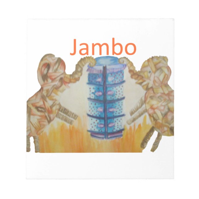 jambo Jumbo Hakuna Matata.png Notepad (Front)