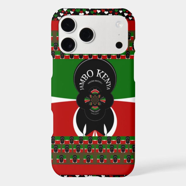 Jambo Kenya Art Print (Back)