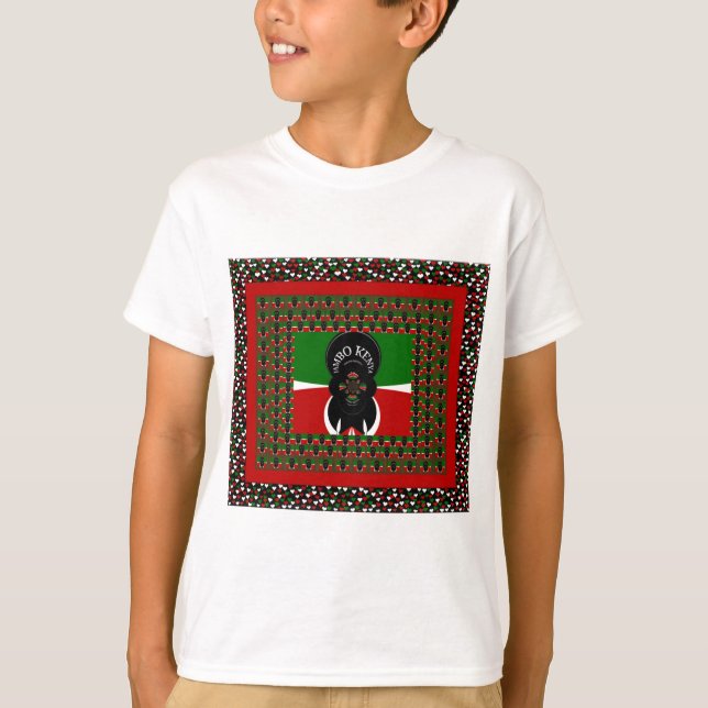 Jambo Kenya Art Print T-Shirt (Front)
